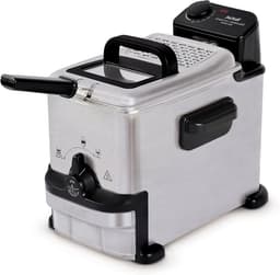 Compacte Frituurpan - Friteuse Oleoclean - Lekker Frituren - Automatische Filtratie - 2 Liter - Zwart — thumbnail 1