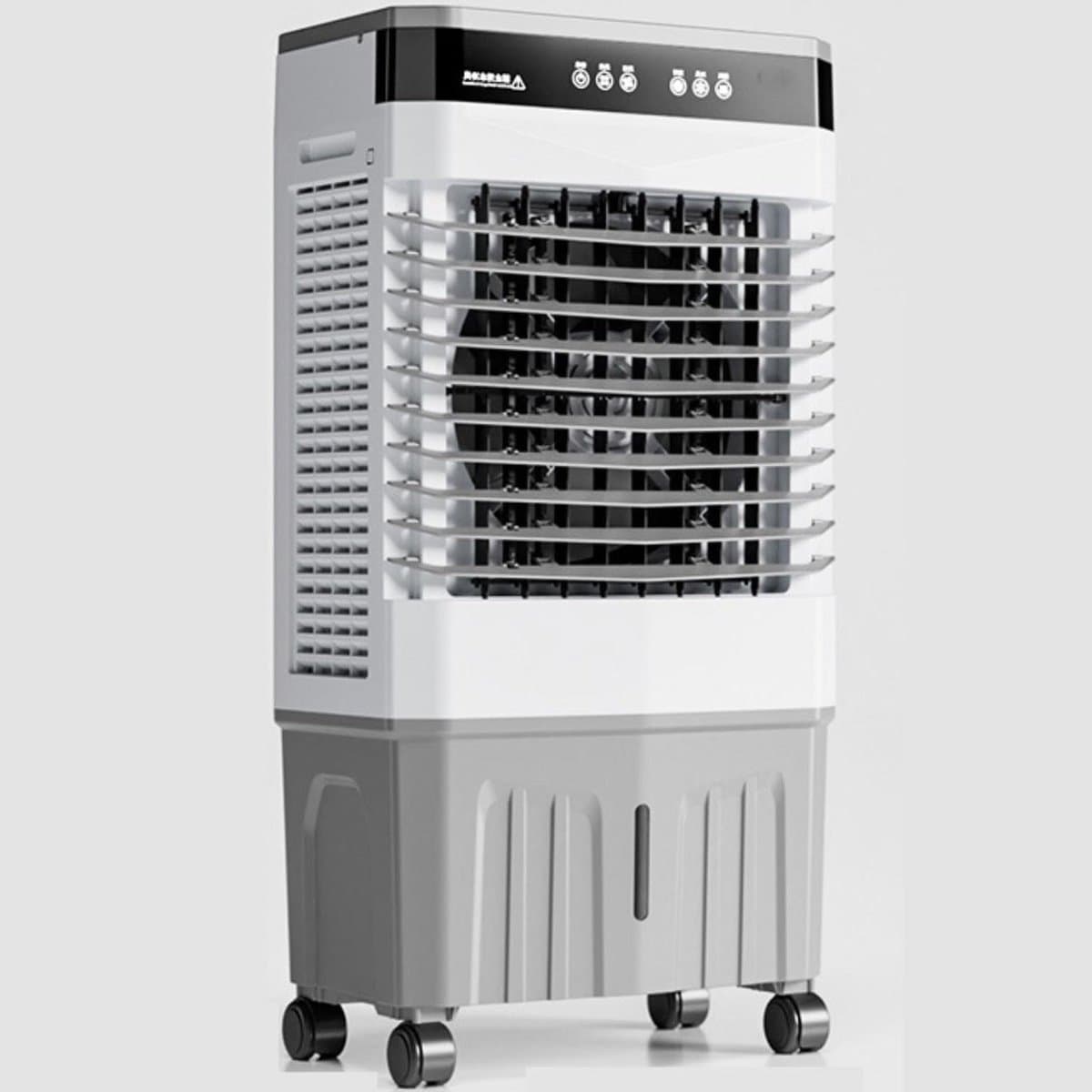 Mobiele Airco - Luchtkoeler Ventilator - Ruimte Koelen - Zonder Afvoerslang - 70 cm - Wit — afbeelding 1
