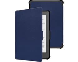 Hoes Geschikt voor Kobo Clara HD - E-reader Hoesje Bescherm Hoesje Case Sleep Cover - Hoes Geschikt voor Kobo Clara HD Hoesje - Donkerblauw