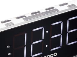 Lenco CR-18 - Wekkerradio met LED Display - Wit — thumbnail 2