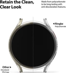 Ringke Slim - (2P) Hoesje Geschikt voor Samsung Galaxy Watch 4 40MM - Transparant Clear — thumbnail 6