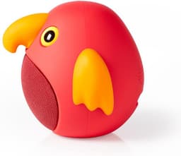 Bluetooth-Speaker - Maximale batterijduur: 3 uur - Handheld Ontwerp - 9 W - Mono - Ingebouwde microfoon - Koppelbaar - Animaticks Perry Parrot - Rood — thumbnail 4
