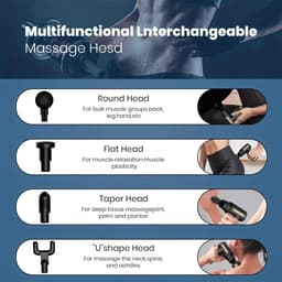 Massage Gun - Massage Apparaat - Massage Gun Professioneel - Diep Weefsel - Spierontspanning - Fitness Tool - Zwart — thumbnail 5