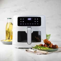 Domo DO1136FR friteuse Enkel 6 l Vrijstaand 1500 W Heteluchtfriteuse Wit — thumbnail 4
