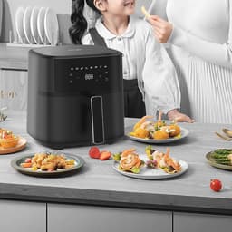 XL Heteluchtfriteuse 6,5L - Gezond Koken met 8 Voorgeprogrammeerde Functies — thumbnail 7