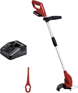 Einhell Accu Grastrimmer GC-CT 18/24 Li Kit - Power X-Change - 18 V/Li-ion - Maaidiameter: 24 cm - Bloembeschermer - Traploos uitschuifbare geleidesteel - Incl. 20 kunststof messen - Incl. 2.0 Ah accu + lader — thumbnail 1