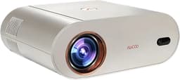 Alincoo - D7W - Beamer - Projector Beamer - Mini Meamer - Full HD 1080P - 1920x1080dpi - Automatische focus - 5G - met WiFi - 1300 Lumens - Wit — thumbnail 1