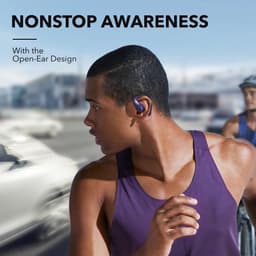 soundcore by Anker AeroFit Pro Wireless Open Earplugs, Super Comfortable, Sturdy Fit, Ergonomic Design, Rich Sound with LDAC, Bluetooth 5.3, IPX5 Waterproof, 46 Hours Playtime, App Control — thumbnail 3