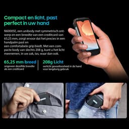 Blackview N6000SE - Mini Robuuste Smartphone - 128GB - Octa Core - 4.3 inch HD+ - 4G Dual SIM - Android 13 - IP68 Waterdicht - Outdoor Mobiele Telefoon - NFC GPS - Oranje — thumbnail 2