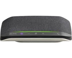 HP Poly Sync 10 Conferentietelefoon Ruisreductie, Geschikt voor bijv. Microsoft Teams, Zoom, Handsfree Zwart, Zilver