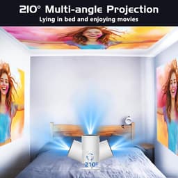 Mini beamer - Projector - Beamerscherm - Projectiescherm - Outdoor & Indoor Projector - — thumbnail 2