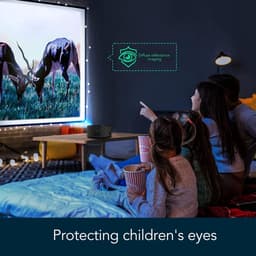 Mini Portable Projector 1080P HD Video, 14 To 100 Inch Large Projection Film, Compatible with Smartphone for Home Theater Outdoor — thumbnail 2