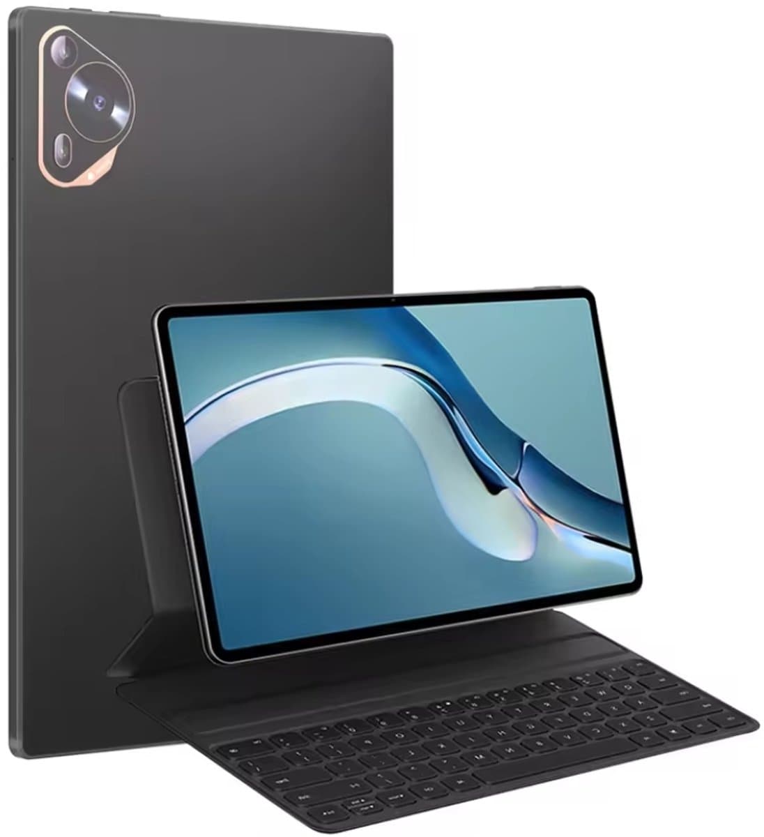 Pad 9 Pro 10.1 Inch 2K Volledig Scherm 16GB+1024GB Snapdragon 8 Gen2 Android 24mp + 48Mp High-Performance Tablet - Zwart + Toetsenbord — afbeelding 1
