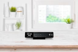 MEDION P66750 Keuken onderbouwradio (DAB+ keukenradio, PLL FM radio, dimbaar TFT kleurendisplay, kookwekker, Bluetooth, LED strip, incl. bevestigingsmateriaal) zwart — thumbnail 5