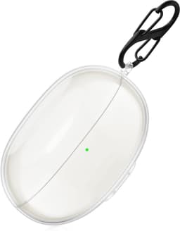 kwmobile Earphones Case for Realme Realme Buds Air 5 Pro Case - Clear TPU Silicone Earbuds Cover - Transparent — thumbnail 2