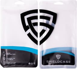 Shieldcase Black Stripe Case - beschermhoes geschikt voor Airpods Case - hoesje met carbon print - zwart — thumbnail 2