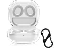 kwmobile Earphones Case for Samsung Galaxy Buds FE Case - Clear TPU Silicone Earbuds Cover - Transparent