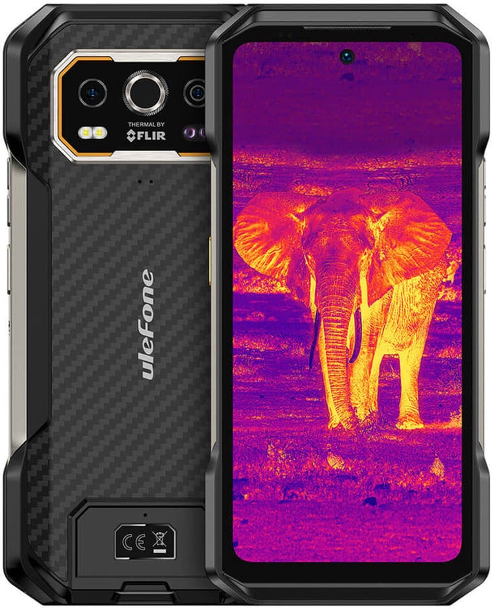 Ulefone Armor 27T 17,2 cm (6.78") Hybride Dual SIM Android 14 4G USB Type-C 12 GB 256 GB 10600 mAh Zwart — afbeelding 1