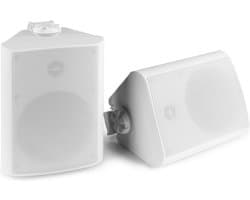 Speakerset voor binnen en buiten - Power Dynamics BGO50 witte 5.25 inch speakerset voor tuin, terras, etc. - 120W
