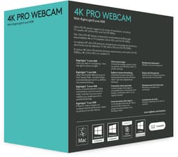 Logitech BRIO - Webcam - 4K Business Edition - HDR - 60 FPS - Windows & Mac - Zwart — thumbnail 2