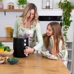 Luchtfriteuse 3 Liter - Compacte Airfryer met 1500W voor Gezond Frituren tot 200°C — thumbnail 3