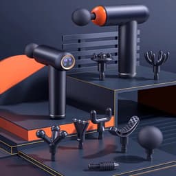 Delightness Massage Gun - Massagepistool - Massage Apparaat - 99 Versnellingen - Elektrische Massagetool - Ontspanning - Zwart — thumbnail 4