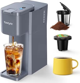 Compact Koffiezetapparaat voor Warme en IJskoffie, Geschikt voor K&Gemalen Koffiecups — thumbnail 1