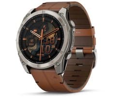 Garmin Fenix 8 3,56 cm (1.4") AMOLED 51 mm Digitaal 454 x 454 Pixels Touchscreen Titanium Wifi GPS