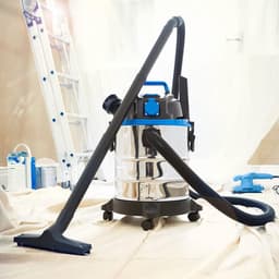DYNA® Bouwstofzuiger Zonder Zak - Alleszuiger Met Accessoires - Stofzuiger - Zilver/Blauw - 35cm x 35cm x 51cm — thumbnail 5