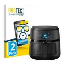BROTECT - Screenprotector voor Philips Airfryer 2000 Gen 2 6,2L - Folie Beschermfolie transparant 2 Stuks — thumbnail 2