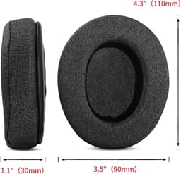 Vervangende pads voor Gaming Headset - Comfortabel en Duurzaam - Zwart - Gemakkelijk te Vervangen — thumbnail 3