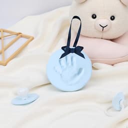 Baby Hand- of Voetafdruk Herinnering Set Blauw — thumbnail 4