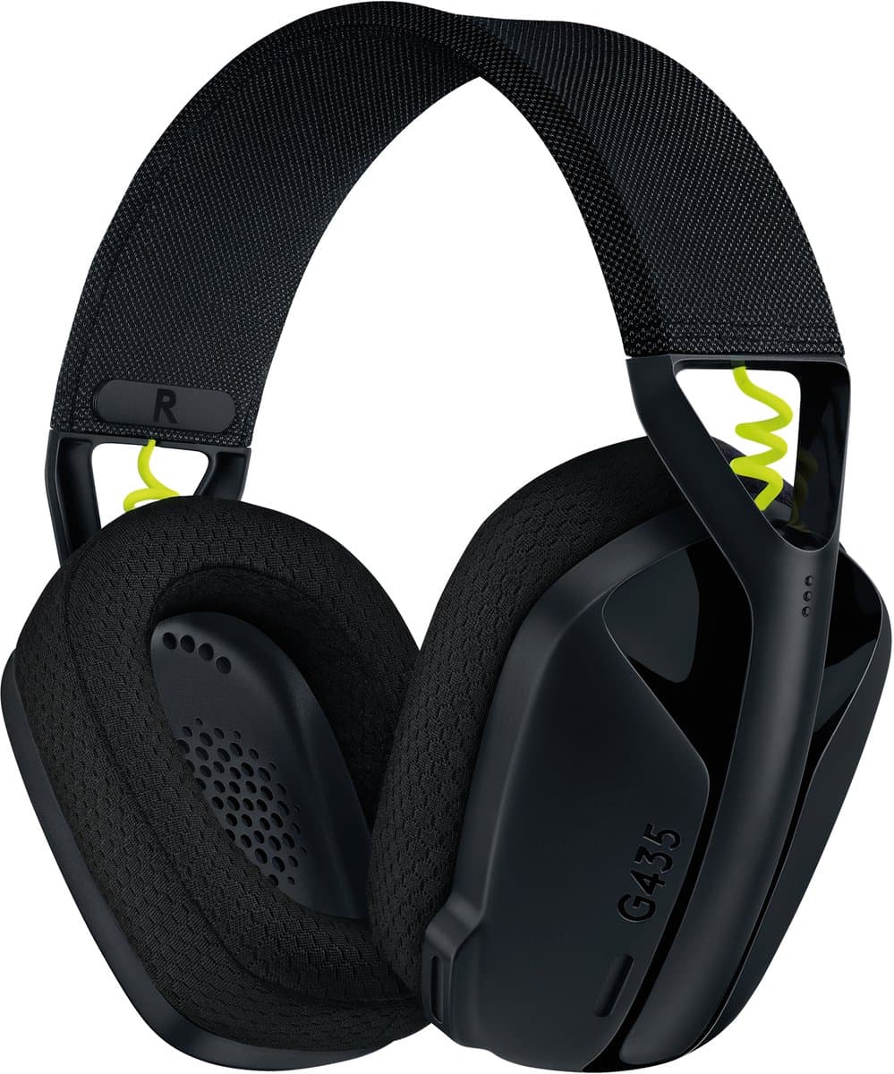 Logitech G435 LIGHTSPEED - Draadloze Gaming Headset - Bluetooth - PC, Mobile - Zwart — afbeelding 1