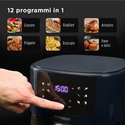 Digitale Airfryer 5 Liter Met 12 Programma's en Kijkvenster — thumbnail 4