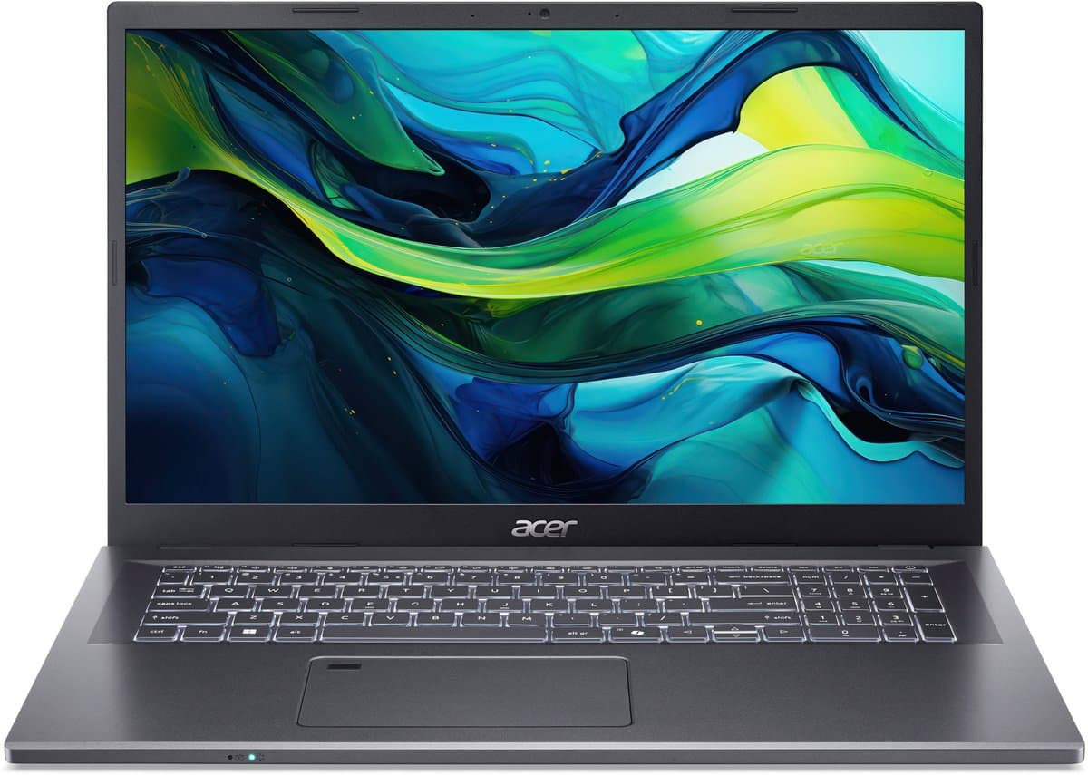 Acer Aspire 17 A17-51M-76N1 Intel® Core™ i7 i7-13620H Laptop 43,9 cm (17.3") Full HD 16 GB DDR4-SDRAM 512 GB SSD Wi-Fi 6E (802.11ax) Windows 11 Home Grijs — afbeelding 1