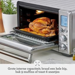 Slimme Heteluchtoven met Airfryer Functie - Roosteren, Grillen, Bakken en Meer — thumbnail 2