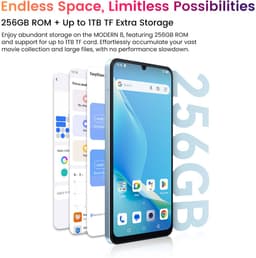 Smartphone OSCAL MODERN 8 - 16GB RAM 256GB ROM - Grijs - Dual SIM — thumbnail 2