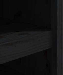Buitenkeuken Kast - Tuin Keukenmeubel - Buiten Koken - Massief Hout - 106x55x64cm - Zwart — thumbnail 2