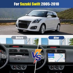 Android Autoradio voor Suzuki Swift 2005-2010 met 10.1" Scherm, Apple CarPlay & Android Auto, 2+64GB — thumbnail 2