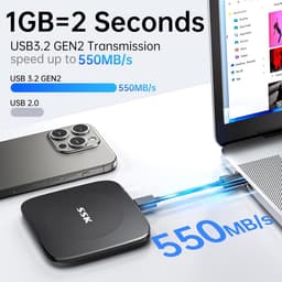 Harde Schijf Extern - Draagbare - 1TB Opslag - Backup — thumbnail 2