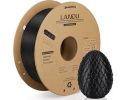 PLA Filament 1.75mm Zwart 1kg voor 3D Printer Lage Maattolerantie