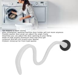 Deursteun voor Wasmachine - Magnetische Deurhouder - Voorkomt Schimmel en Geurtjes - Grijs — thumbnail 3