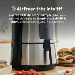 Heteluchtfriteuse met Grote Inhoud en Touchscreen Bediening — thumbnail 4