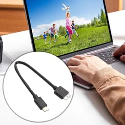 Externe Harde Schijf Kabel - Type C Kabel - Snelle Data Overdracht - 5 Gbit/s Snelheid - 30 cm Lengte — thumbnail 2