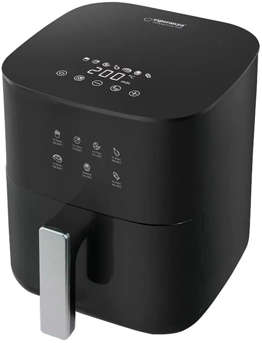 Esperanza Eka002 Airfryer Zwart 3.5 Liters / EU Plug 220V — afbeelding 1