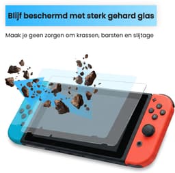 2BEFUN Screenprotector geschikt voor Nintendo Switch - 2 Stuks - Gehard glas - Screenprotectors - Beschermglas - Accessoires — thumbnail 3