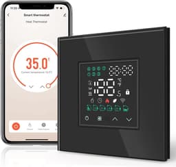Slimme Wifi Kamerthermostaat voor Verwarming en Vloerverwarming - Programmeerbare Temperatuurregeling — thumbnail 1
