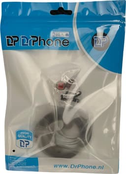 DrPhone Hi15 USB-C In-Ear Oordoppen met ingebouwde DAC - Dynamische BASS - Oortelefoon met microfoon - Oorhaak Design - Passief ruisonderdrukking - Grijs/Zwart — thumbnail 5