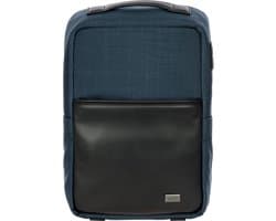 BRIC'S Laptop rugzak Rugzak met laptopvak Monza Backpack Navy Blue / Black Donkerblauw