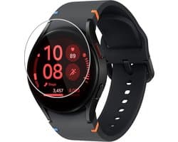 Screenprotector - Geschikt voor Samsung Galaxy Watch FE (40mm) - Extra Sterk - Tempered Glass - Gehard Glas - Beschermglas Screen Cover - Bescherm Protector voor Smartwatch
